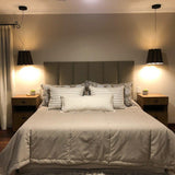 Ebony Renata Pendant in bedroom