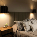 Ebony Renata Pendant in bedroom