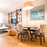 Large Beech Renata Pendant in living Room