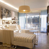 X-Large Ash Renata Pendant in Living Room