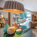 X-Large Grey Oak Renata Pendant by Weplight