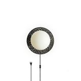 Gunmetal Plug-in Riad Wall Sconce by Dounia Home