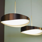 Satin Graphite Ring Cable Version Pendant by CVL