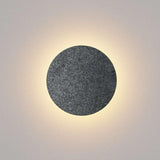 Charcoal felt Ramen Wall Sconce by Koncept