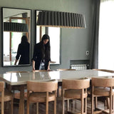 Ebony Large Renata Oval Suspension in Dining Room