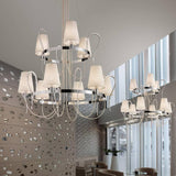 Rondo LA 6+3 Chandelier by Evi Style