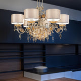 Rosemery 6 Chandelier in dinning room