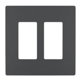 Radiant Two Gang Screwless Wall Plate - Casa Di Luce