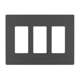 Radiant Three Gang Screwless Wall Plate - Casa Di Luce