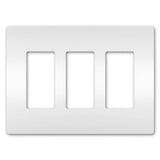 Radiant Three Gang Screwless Wall Plate - Casa Di Luce