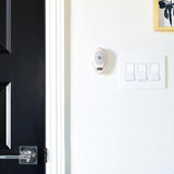 White Radiant Three Gang Screwless Wall Plate by Legrand Radiant