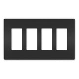 Radiant Four Gang Screwless Wall Plate - Casa Di Luce