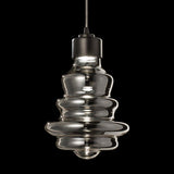 Black-Transparent-Medium Trottola SO Suspension by Evi Style