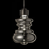 Black-Transparent-Large Trottola SO Suspension by Evi Style