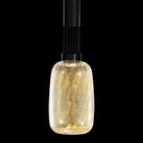 Minerva SS Pendant Light by Evi Style, Color: Glossy Milk White-Evi Style, Smoke Grey, Topaz Yellow-Evi Style, Crystal and Gold 24 Kt-Evi Style, Finish: Black, Gold, | Casa Di Luce Lighting