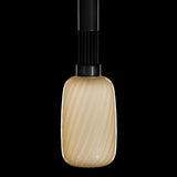 Minerva SS Pendant Light by Evi Style, Color: Glossy Milk White-Evi Style, Smoke Grey, Topaz Yellow-Evi Style, Crystal and Gold 24 Kt-Evi Style, Finish: Black, Gold, | Casa Di Luce Lighting