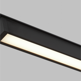 Stagger Linear Suspension By Tech Lighting, Size: Large, Finish: Nightshade Black