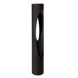 Black on Aluminum Scoop LED Bollard by WAC Lighting