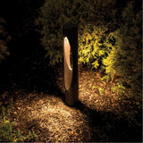 Scoop LED Bollard in Garden