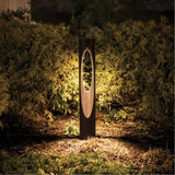 Scoop LED Bollard in Garden