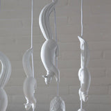 Matt White Sherwood E Robin One Squirrel Pendant by Karman