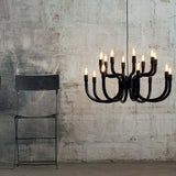 Black-Small Snoob Chandelier by Karman
