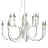 White-Small Snoob Chandelier by Karman