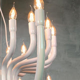 White-Small Snoob Chandelier by Karman