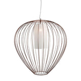 Cell Outdoor Pendant by Karman, Finish: White Glossy, Glossy Bronze-Karman, Size: Small, Large, | Casa Di Luce Lighting