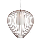 Cell Outdoor Pendant by Karman, Finish: White Glossy, Glossy Bronze-Karman, Size: Small, Large, | Casa Di Luce Lighting