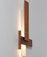 Walnut Sedo Wall Sconce by Cerno