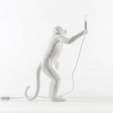 The Standing Monkey White Table Lamp by Seletti