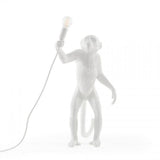 The Standing Monkey White Table Lamp by Seletti