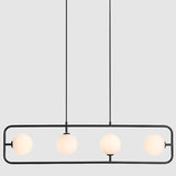 Matt Opal/Matt Black Sircle PH4 Pendant by Seed Design