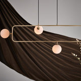 Matt Opal/Champagne Gold Sircle PH4 Pendant by Seed Design