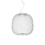 Spokes 2 Pendant by Foscarini, Size: Medium, Color: White, , | Casa Di Luce Lighting