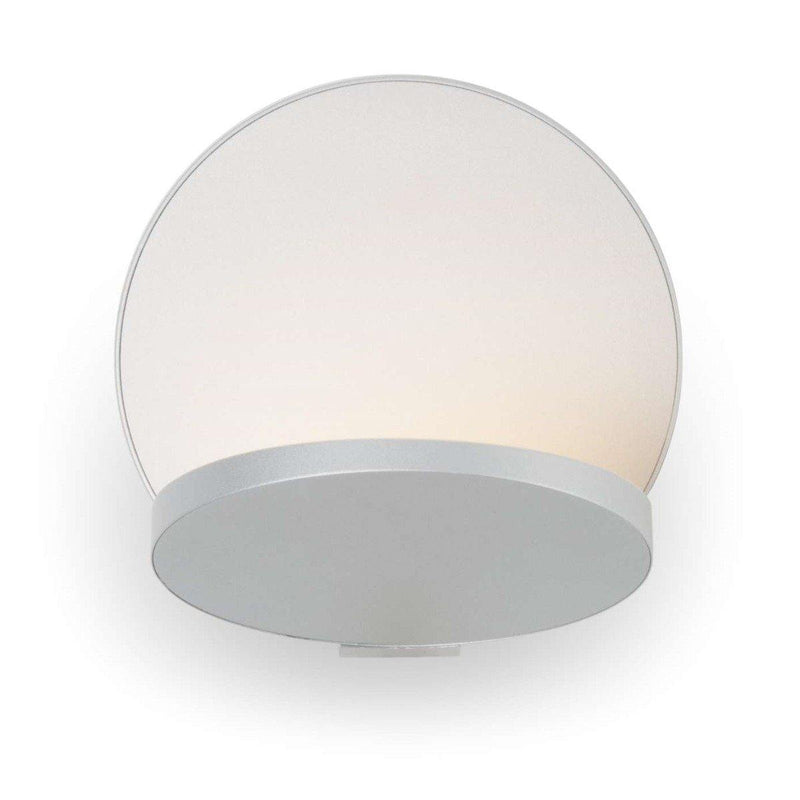 Gravy LED Wall Sconce by Koncept, Color: Silver, Finish: White Matte, Installation Type: Plugin | Casa Di Luce Lighting