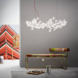 Hanami Suspension by Slamp, Size: Small, Large, Cord color: Clear, Red, | Casa Di Luce Lighting