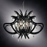 Medusa Chandelier by Slamp, Color: Black, Blue, Pewter, , | Casa Di Luce Lighting
