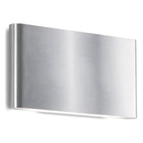 Brushed Nickel Large Slate Outdoor Wall Sconce by Kuzco Lighting