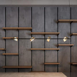 Olo PL4 Pendant by Seed Design, Color: Black/Shiny Black-Seed Design, Black/Champagne Gold-Seed Design, , | Casa Di Luce Lighting