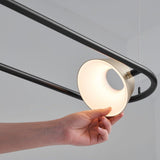 Olo PL4 Pendant by Seed Design, Color: Black/Shiny Black-Seed Design, Black/Champagne Gold-Seed Design, , | Casa Di Luce Lighting