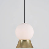 Fuji LED Mini Pendant Light by Seed Design, Finish: Matt Black, Matt Brass, , | Casa Di Luce Lighting