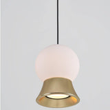 Fuji LED Mini Pendant Light by Seed Design, Finish: Matt Black, Matt Brass, , | Casa Di Luce Lighting