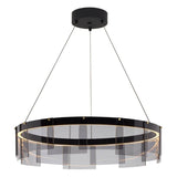 Smoke/Black Stratos LED Chandelier by Tech Lighting