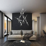 Constellation Aquila Minor Chandelier by Sonneman, Color: Clear, White, , | Casa Di Luce Lighting