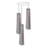 Silver Solis 3-Light Chandelier by Pablo