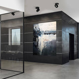 Solo Round Flushmount in hallway