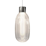 Polished Nickel Friso One Light Pendant by Sonneman