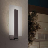 Midtown Indoor-Outdoor LED Wall Sconce by Sonneman, Finish: Bronze, Grey, White, Size: Short, Tall, | Casa Di Luce Lighting